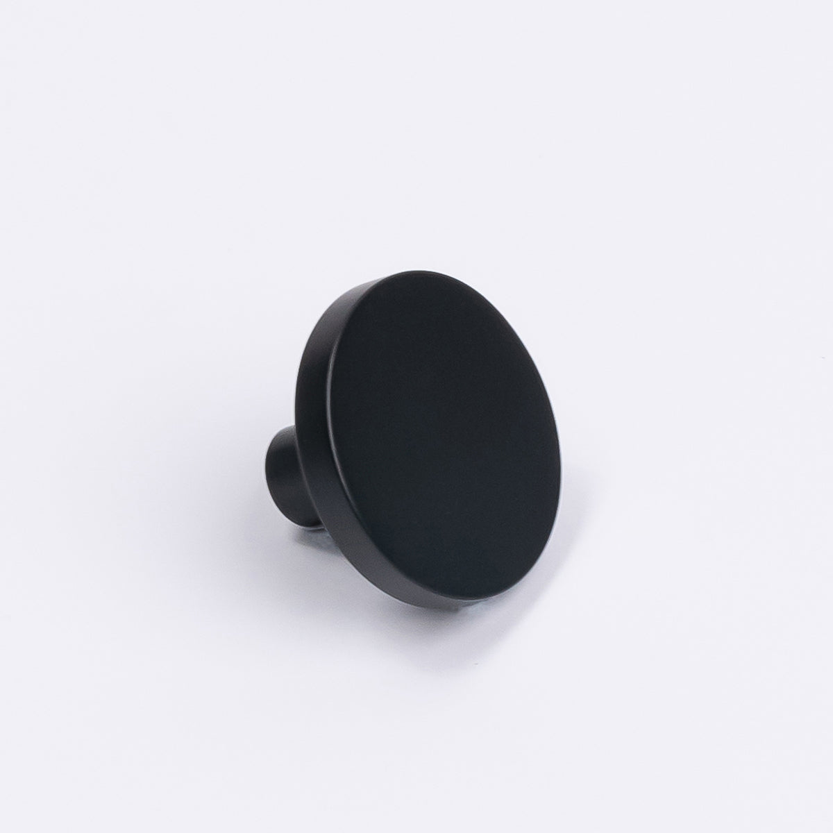 Matt Black Round Profile Cabinet Knob - Olivia - Manovella