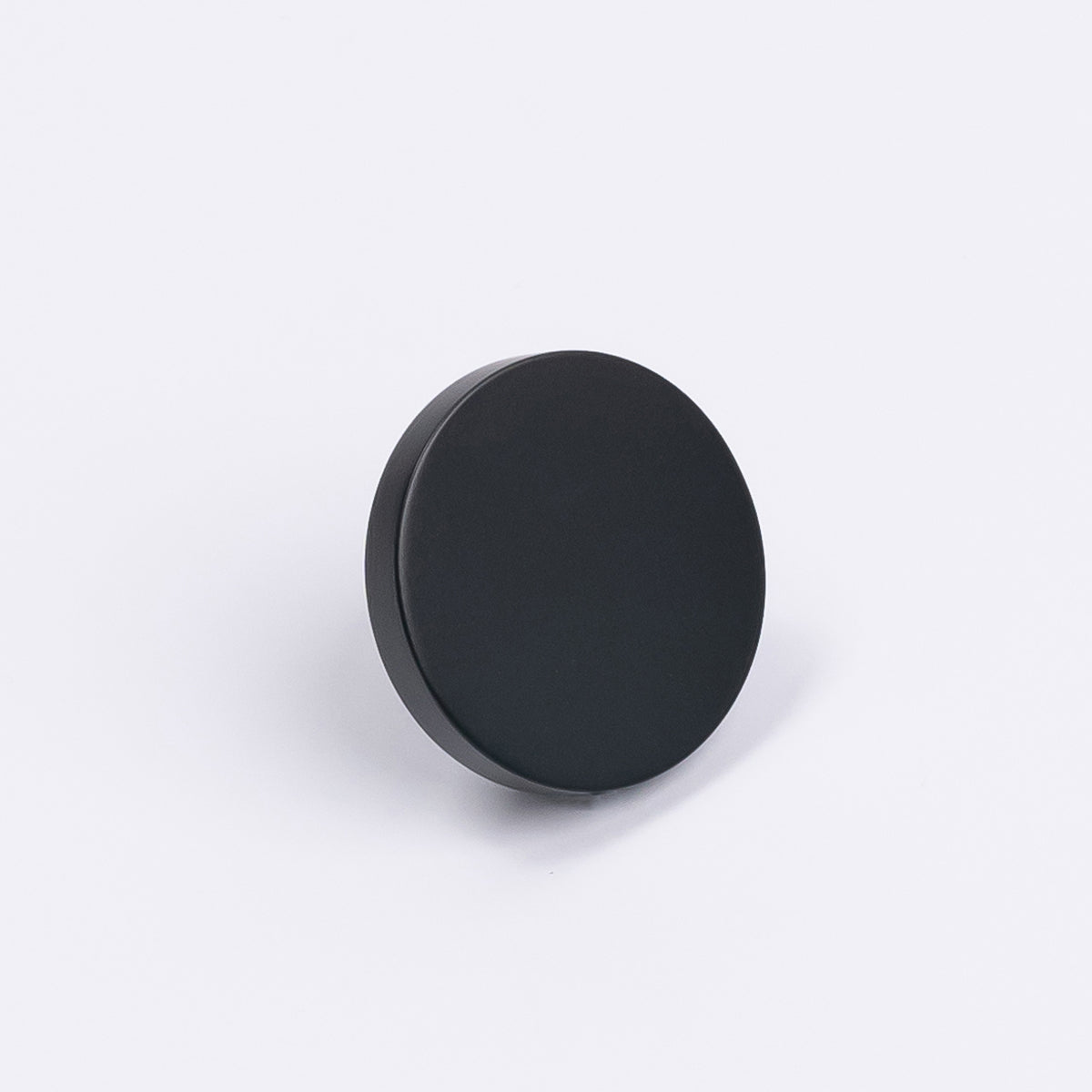 Matt Black Round Profile Cabinet Knob - Olivia - Manovella