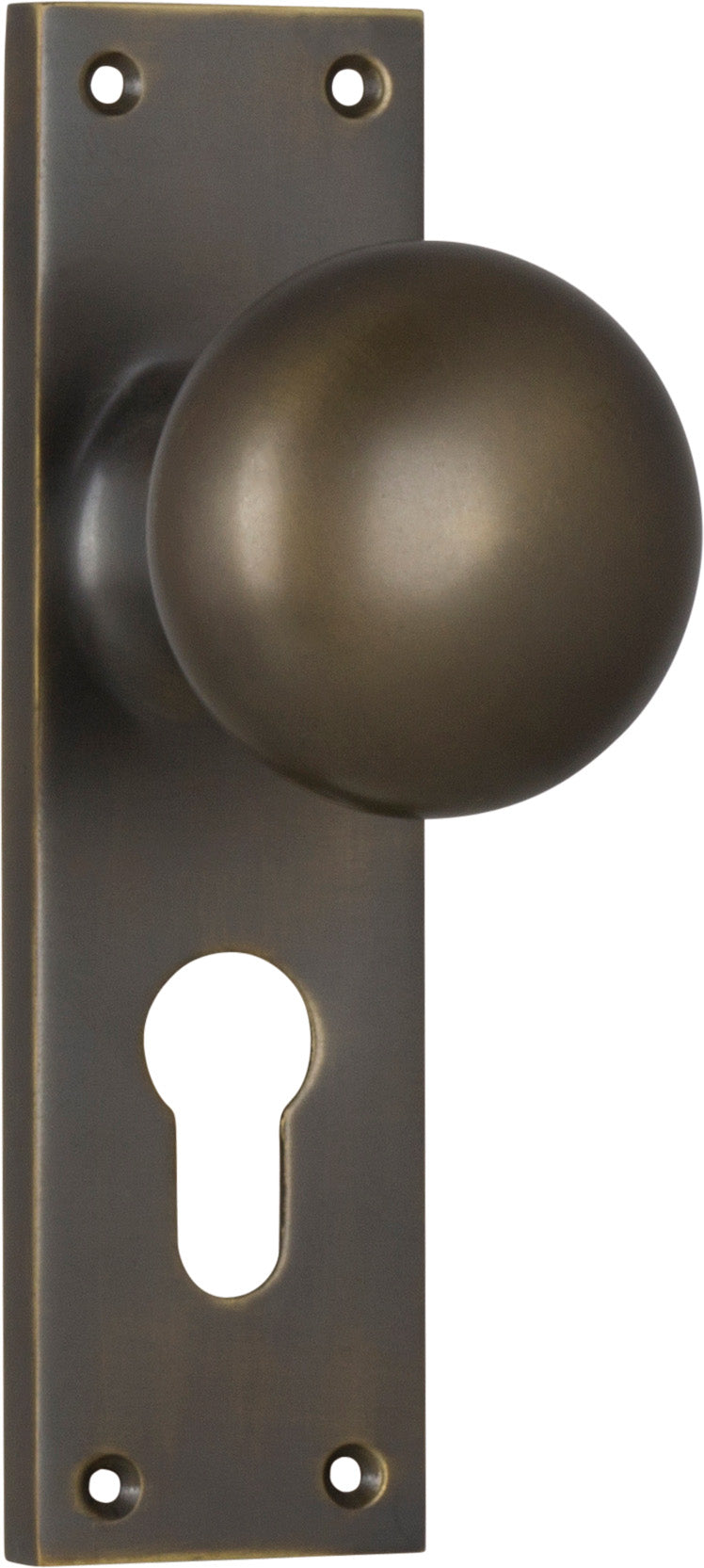 Victorian Door Knob - Long Backplate by Tradco
