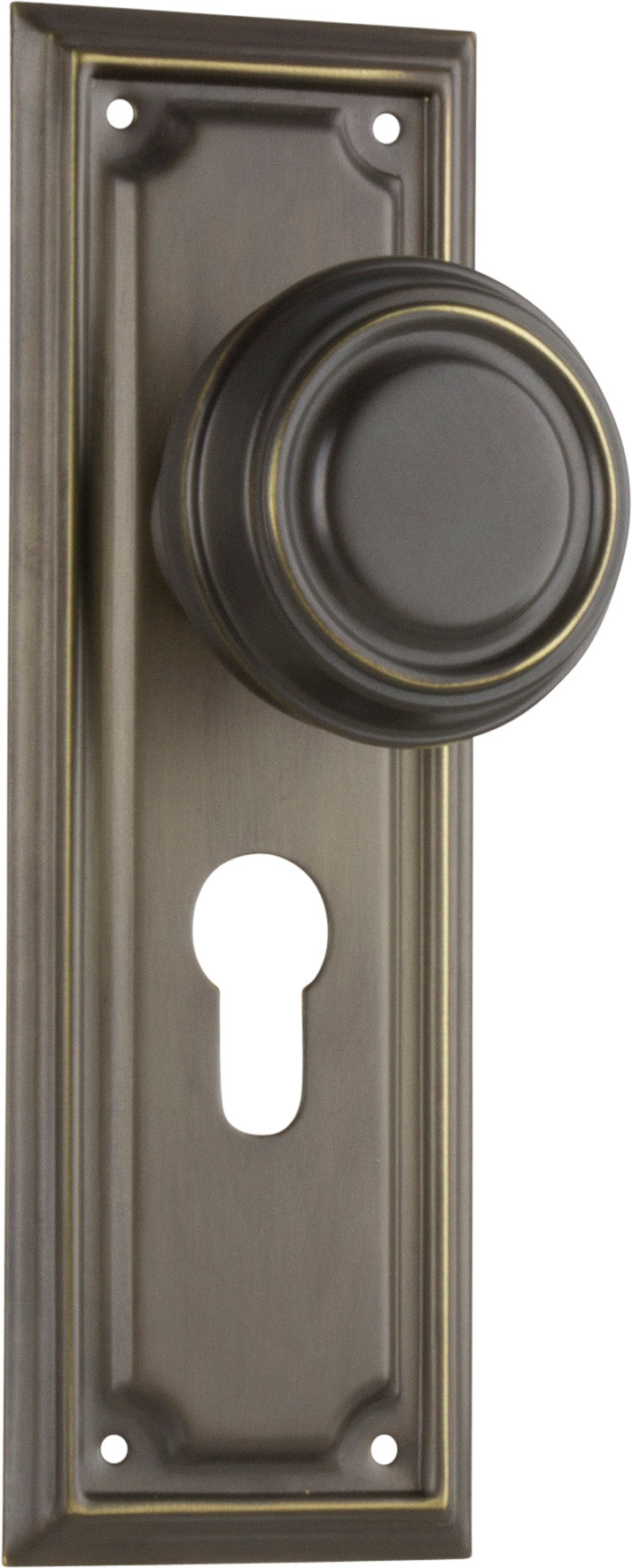Edwardian Door Knob - Long Backplate by Tradco