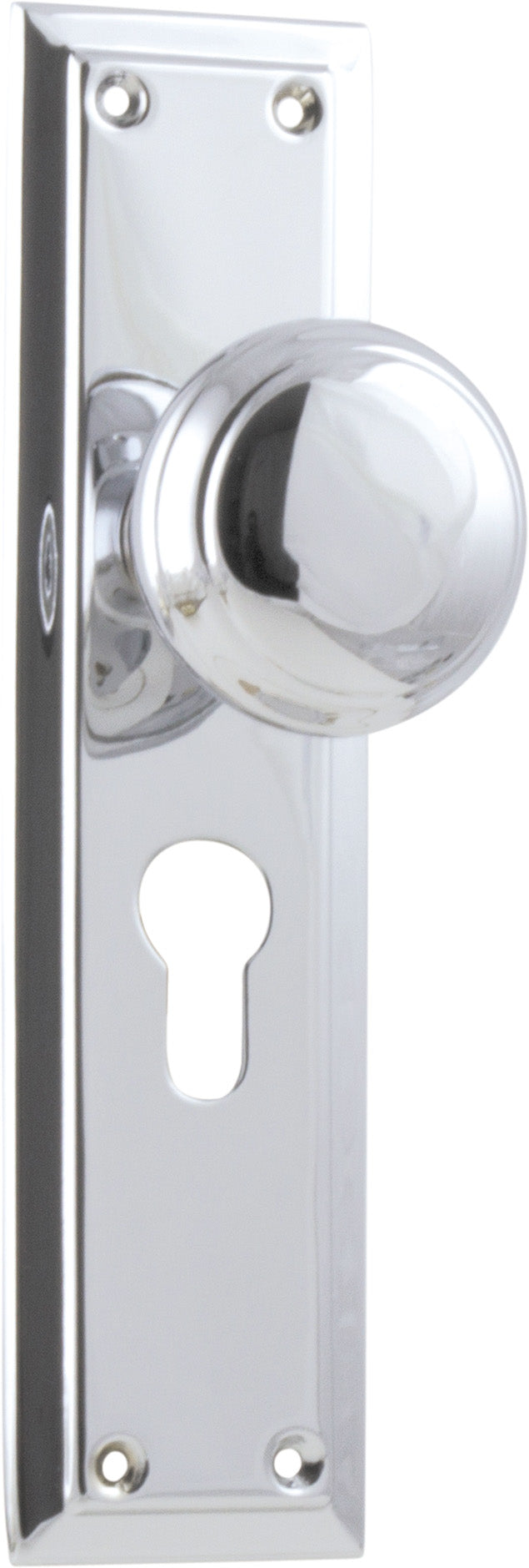 Richmond Door Knob - Long Backplate by Tradco