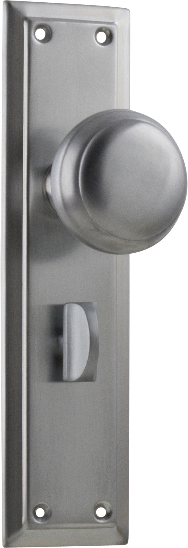 Richmond Door Knob - Long Backplate by Tradco