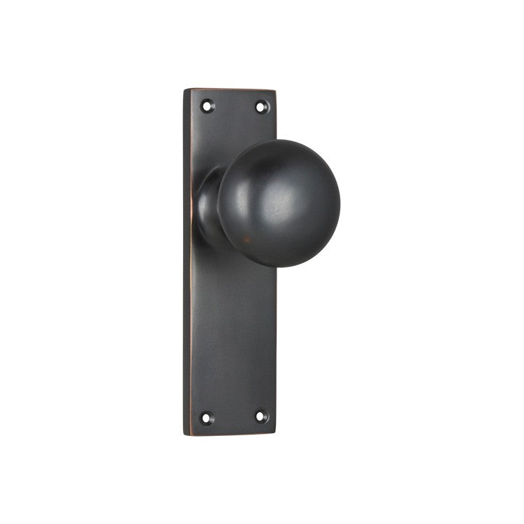 Victorian Door Knob - Long Backplate by Tradco