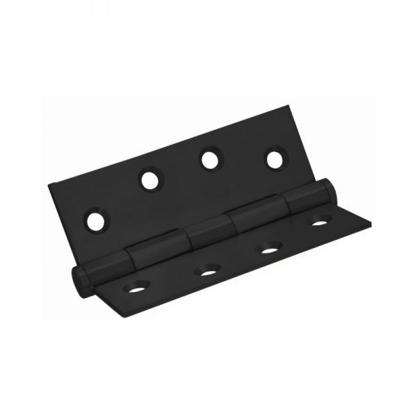 100x75mm Fixed Pin Hinges (Single) - Multiple Finishes By Zanda - Entry - Point - 5901.BLK - Zanda