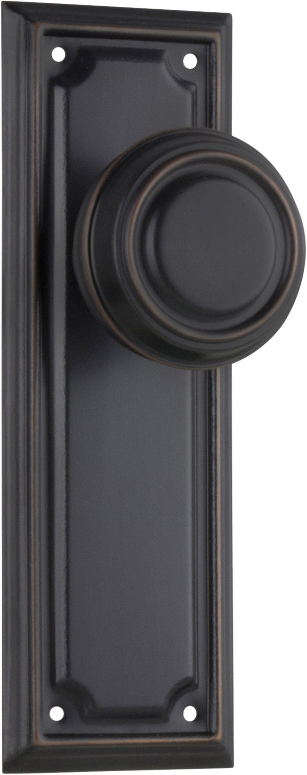 Edwardian Door Knob - Long Backplate by Tradco