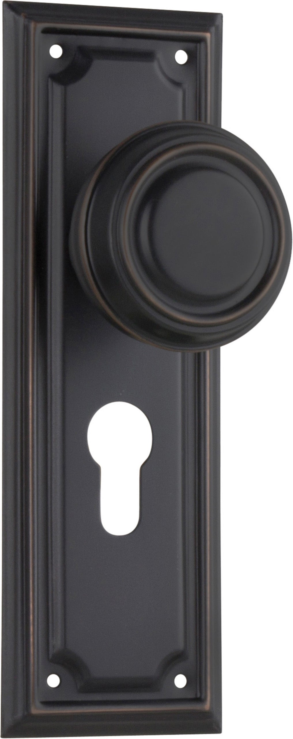 Edwardian Door Knob - Long Backplate by Tradco