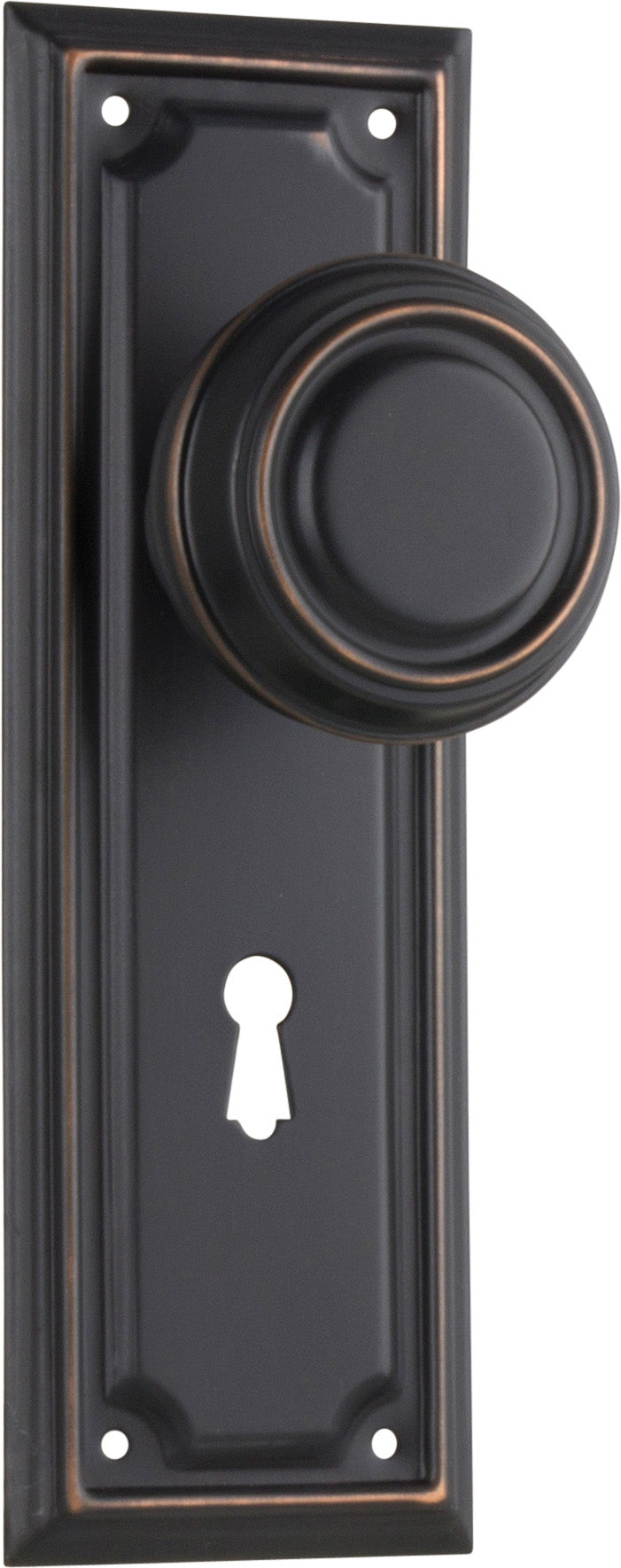 Edwardian Door Knob - Long Backplate by Tradco