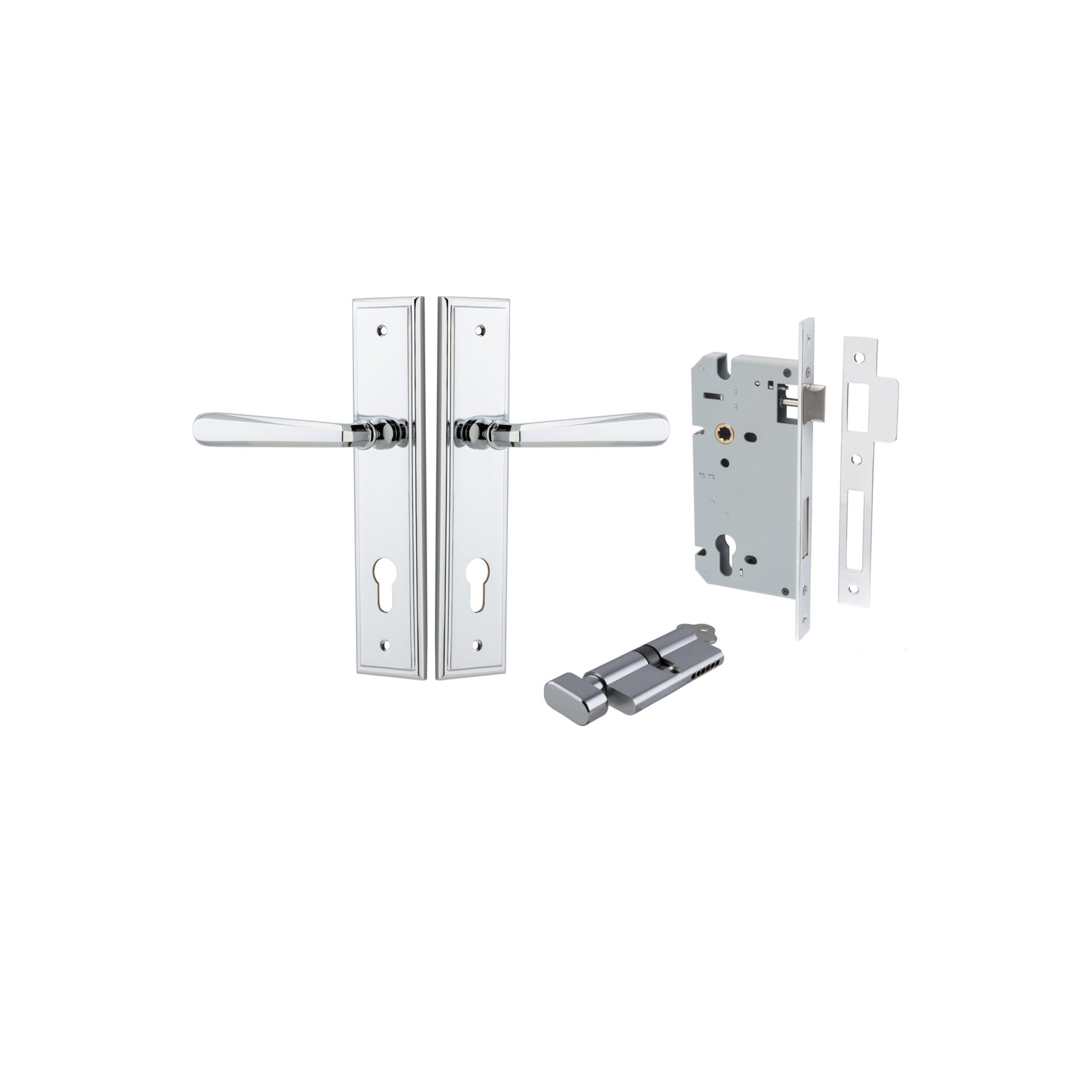 Copenhagen Lever - Stepped Backplate By Iver - Entry - Point - 11878KENTR60KT - Iver