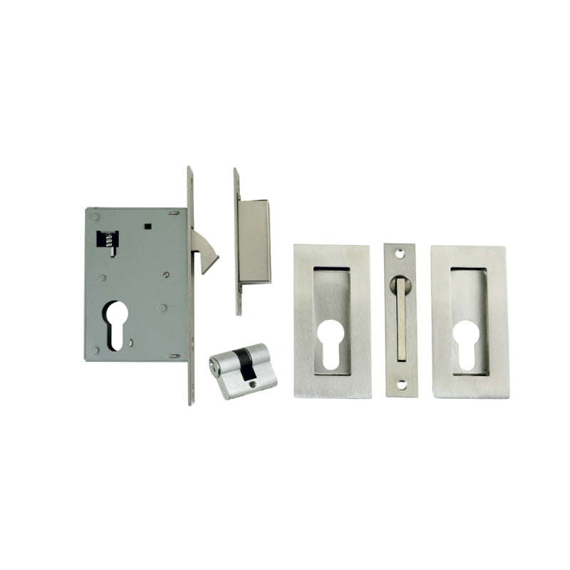 Square Style Euro Sliding Lock Kit By Zanda