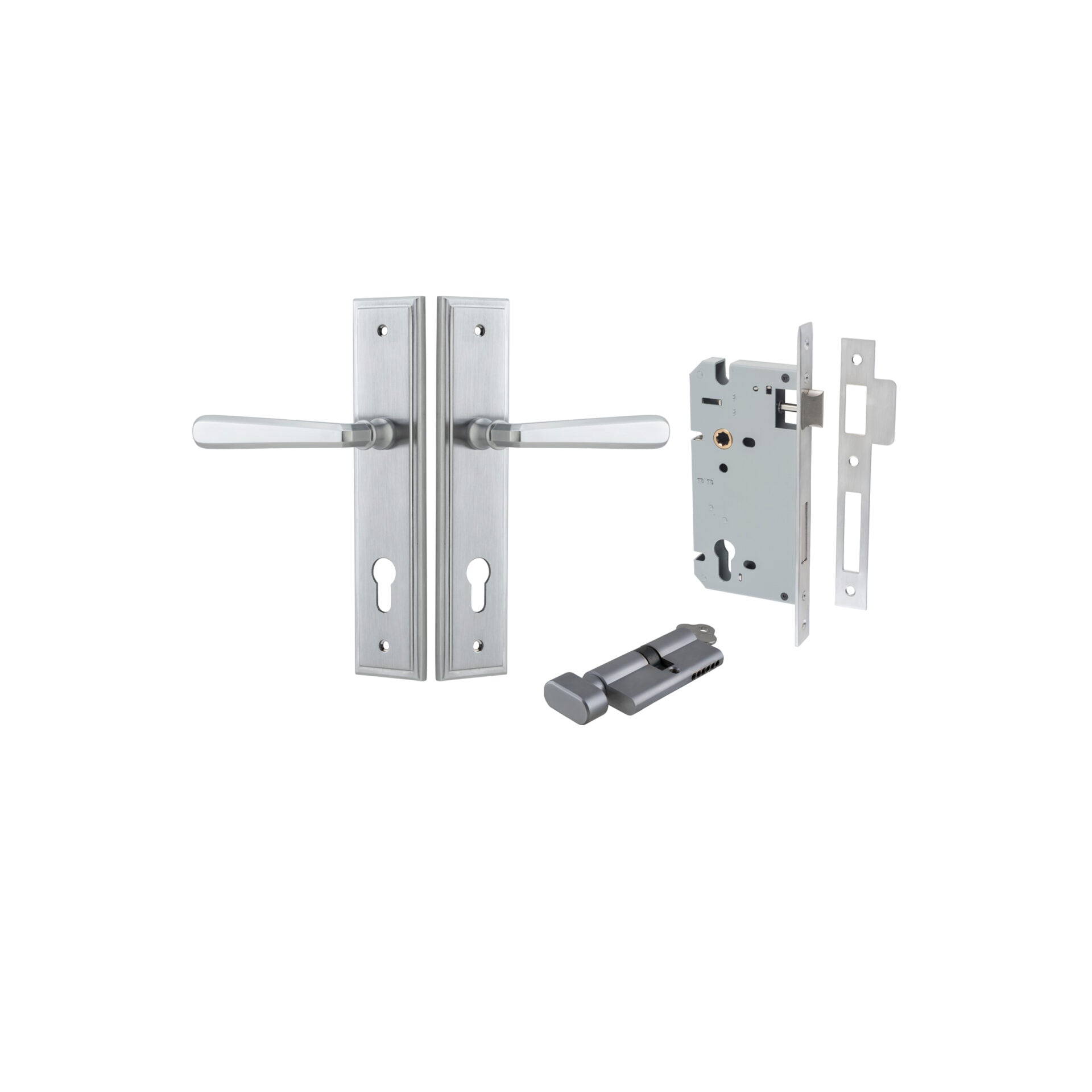 Copenhagen Lever - Stepped Backplate By Iver - Entry - Point - 12378KENTR60KT - Iver