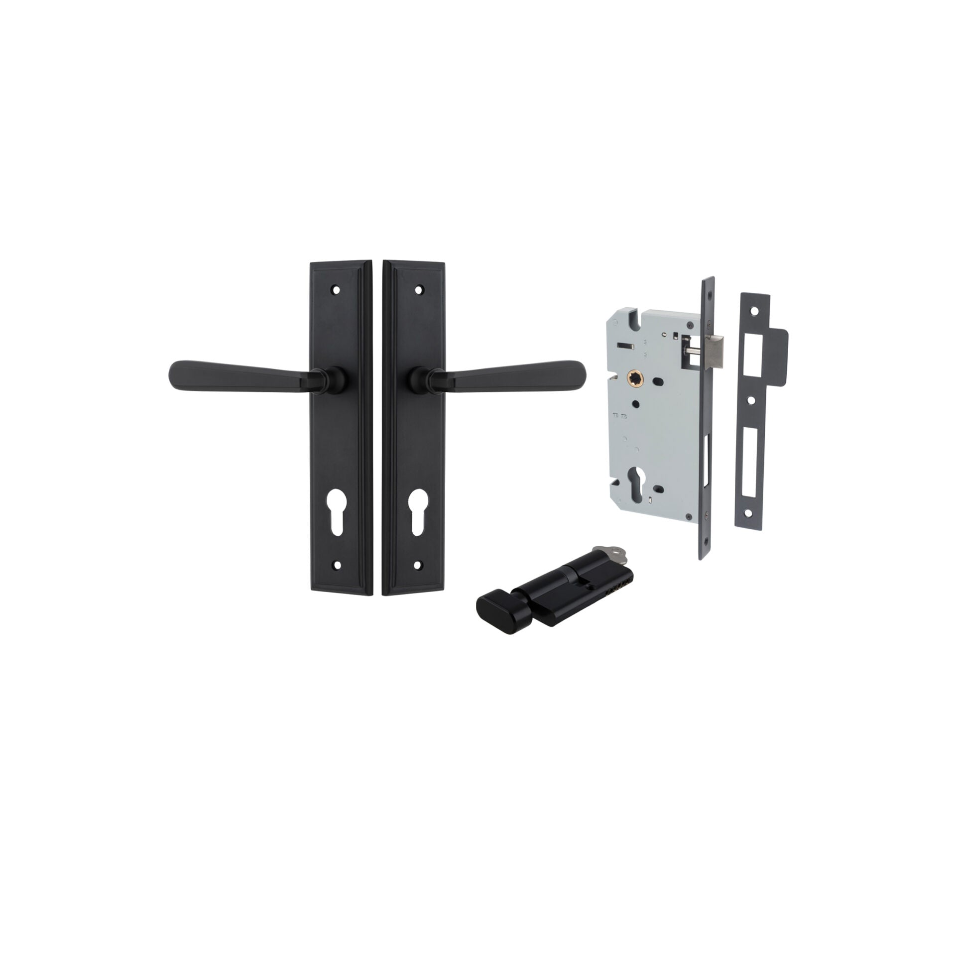 Copenhagen Lever - Stepped Backplate By Iver - Entry - Point - 12878KENTR60KT - Iver