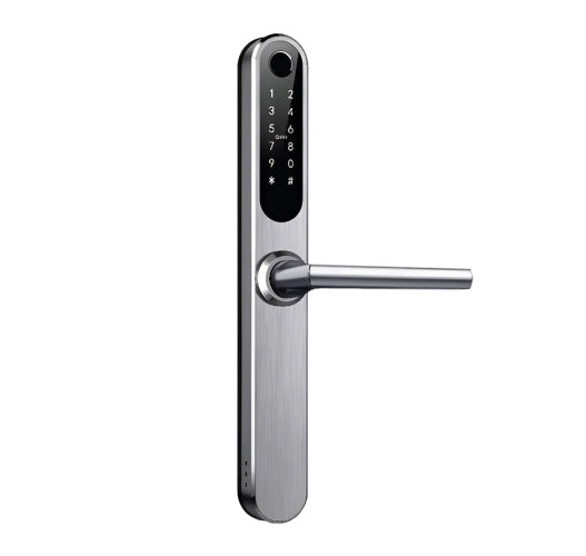 Stealth Smart Lock Longplates – Brushed Nickel By Zanda