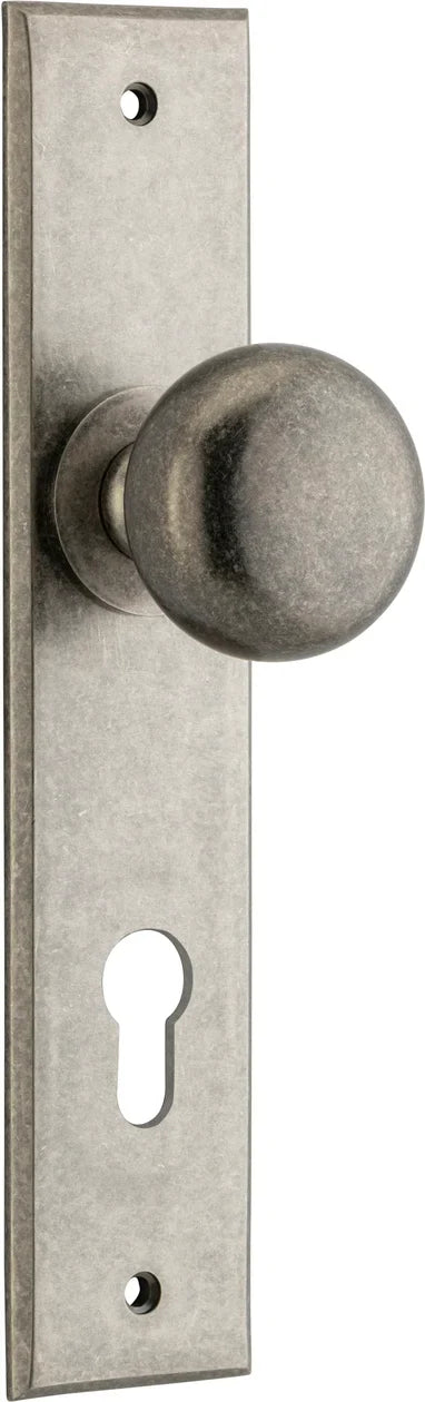 Cambridge Knob - Chamfered Backplate - Entry - Point - 13946E85 - Iver