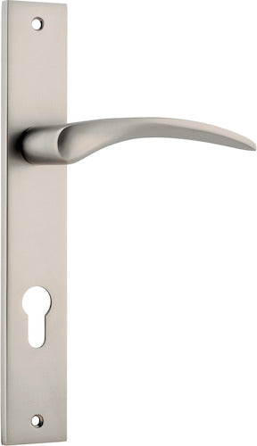Oxford Lever - Rectangular Backplate By Iver