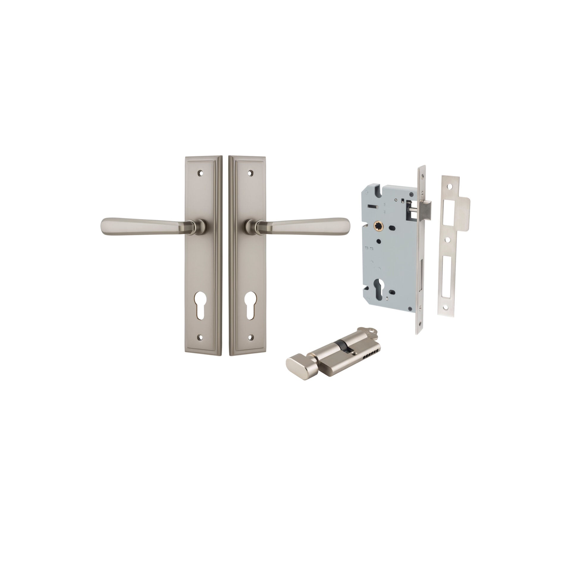 Copenhagen Lever - Stepped Backplate By Iver - Entry - Point - 14878KENTR60KT - Iver