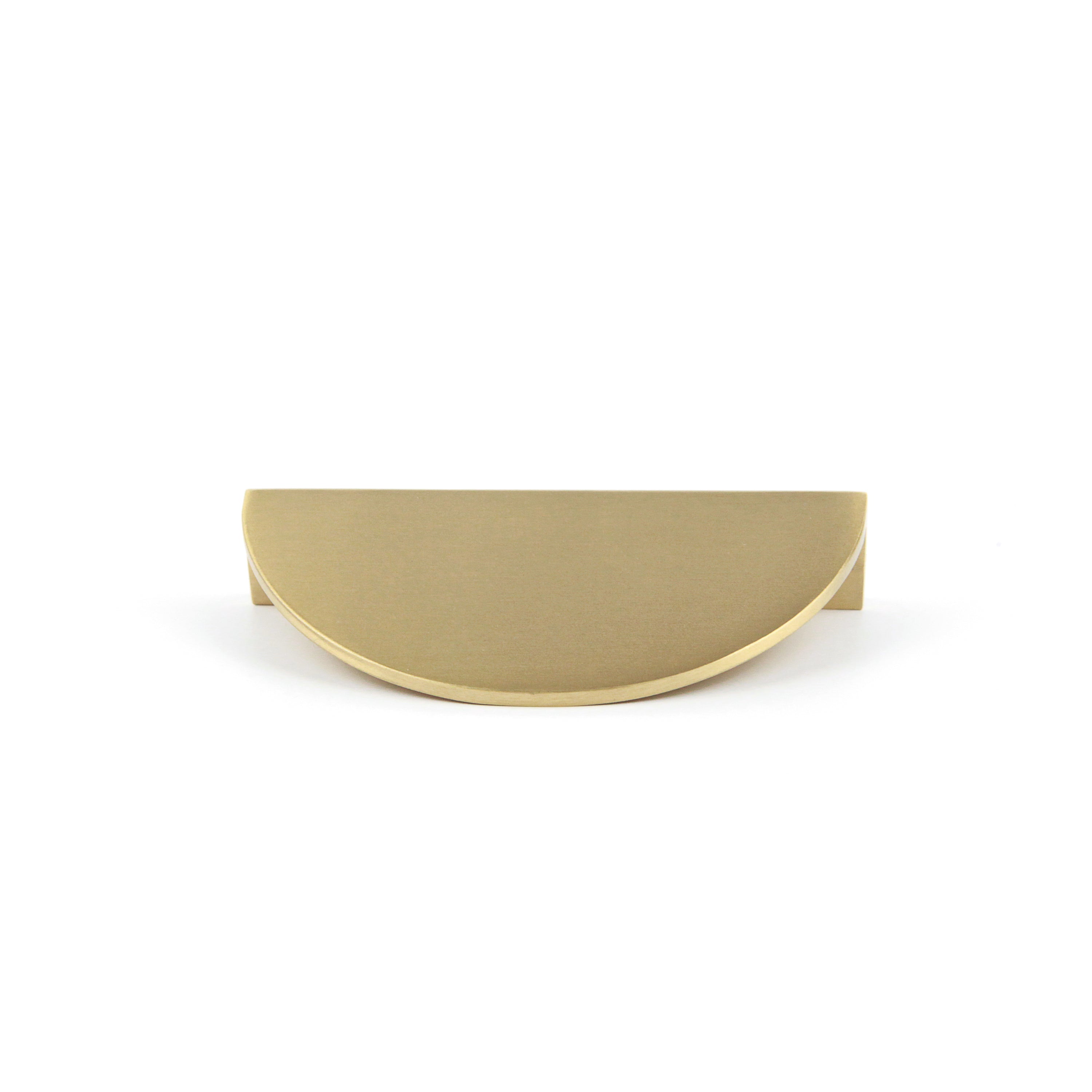 Celeste Half Moon Brass Cabinetry Pull - Little Swagger