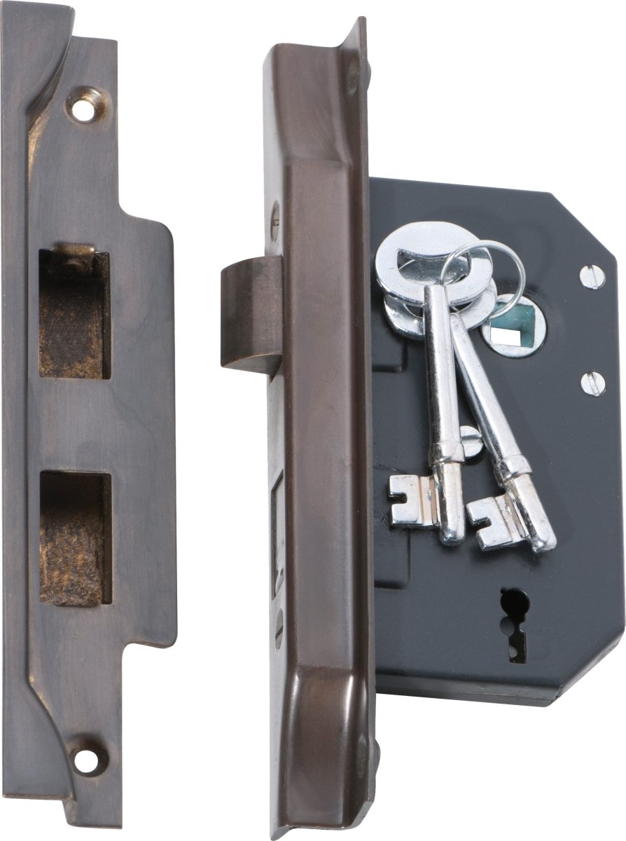 3 Lever Rebated Mortice Lock by Tradco - Entry - Point - 1158 - Tradco