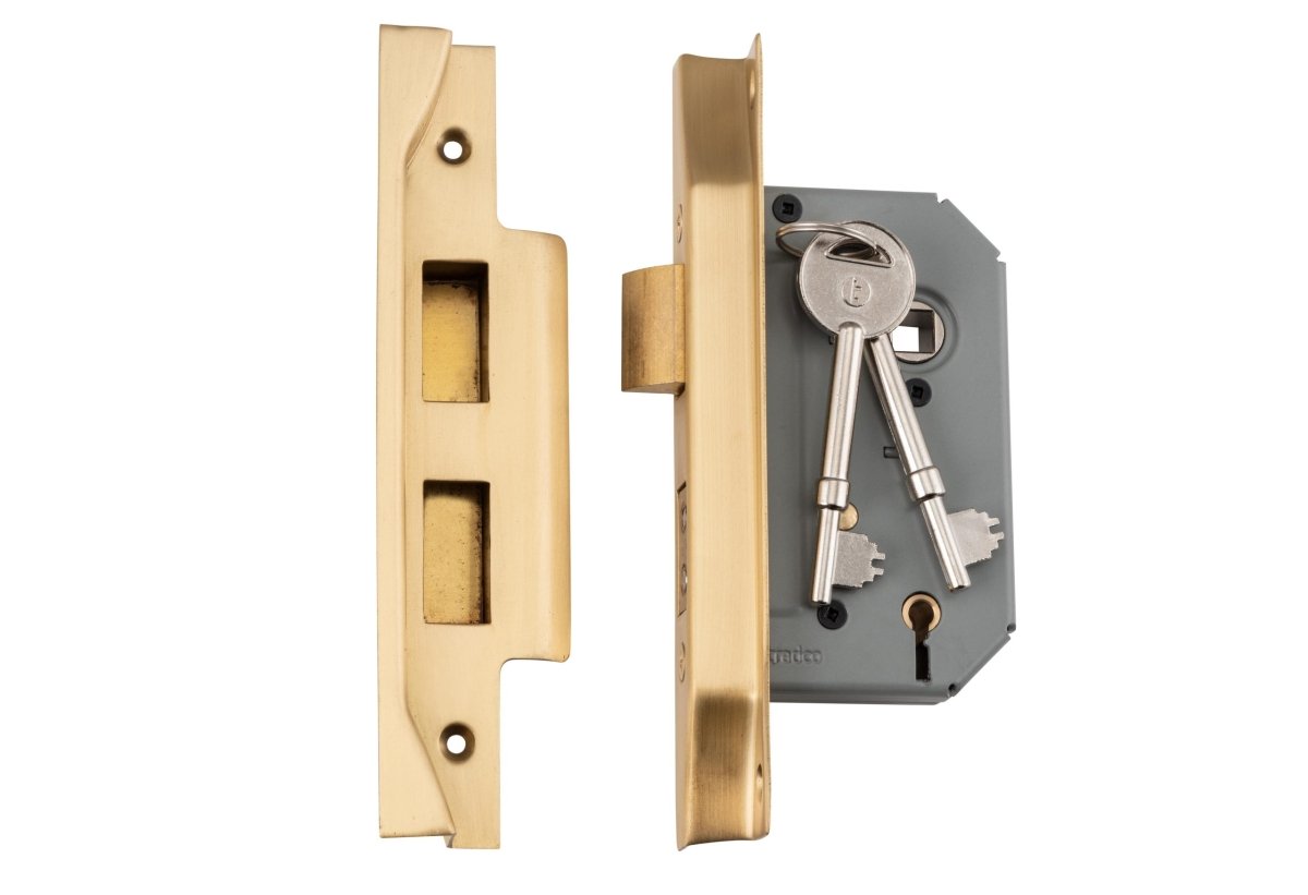 5 Lever Rebated Mortice Lock by Tradco - Entry - Point - 4051 - Tradco