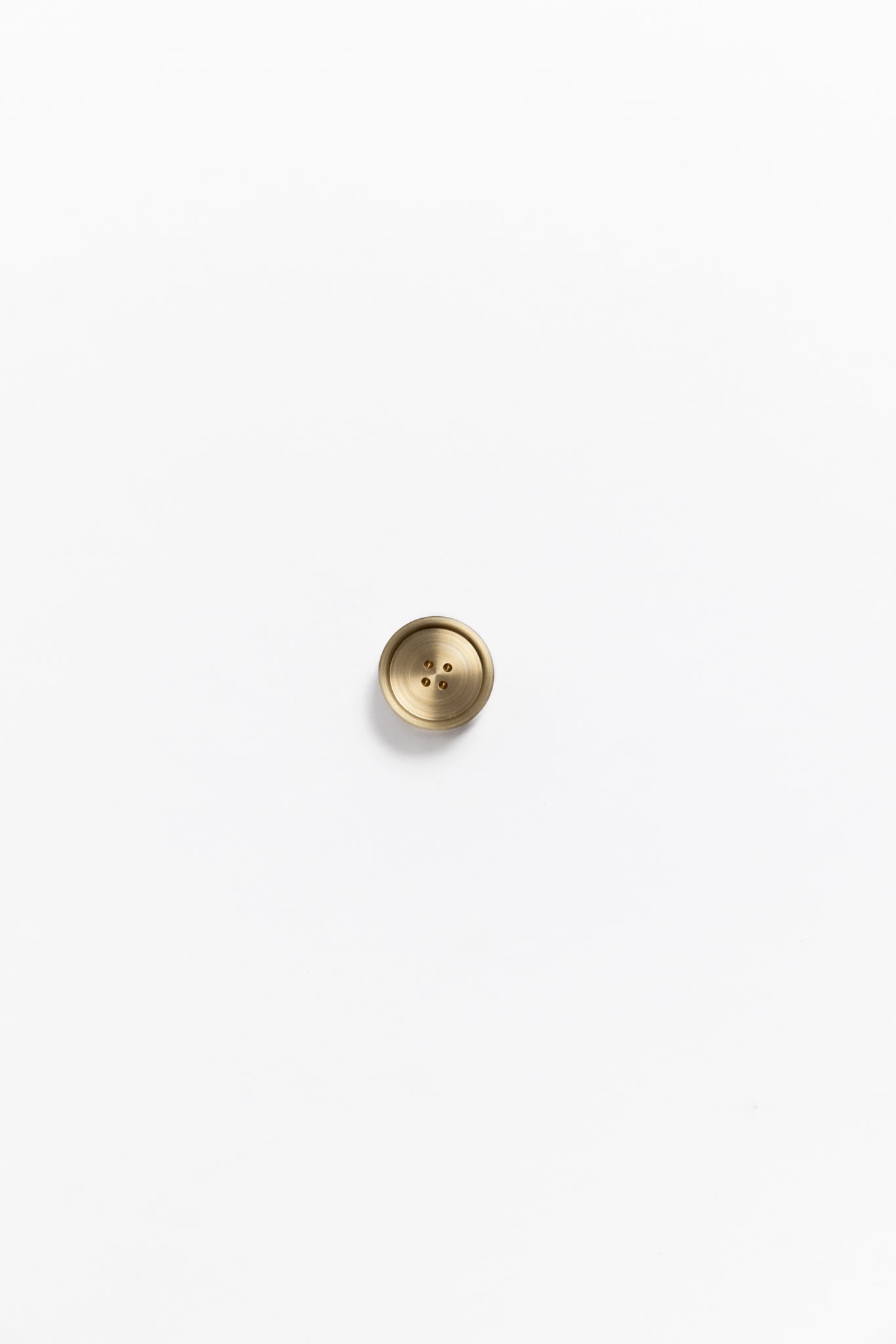 Angus Button Brass Cabinetry Knob - Little Swagger