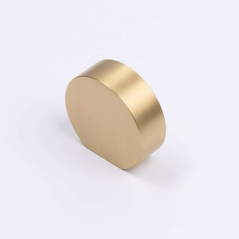 Brushed Brass Disc Cabinet Knob near me