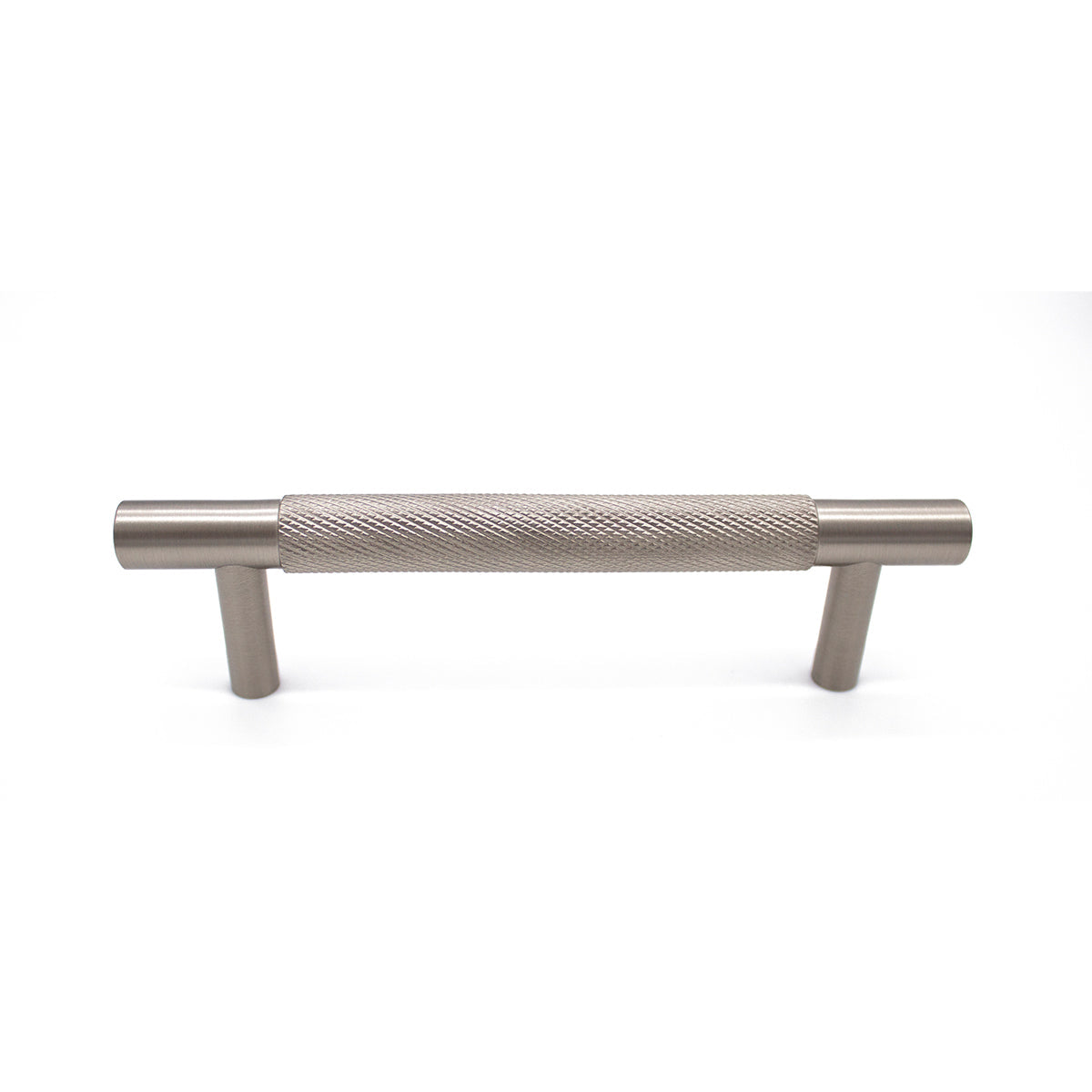 Brushed Nickel Knurled Drawer Pull - Charmian - Manovella