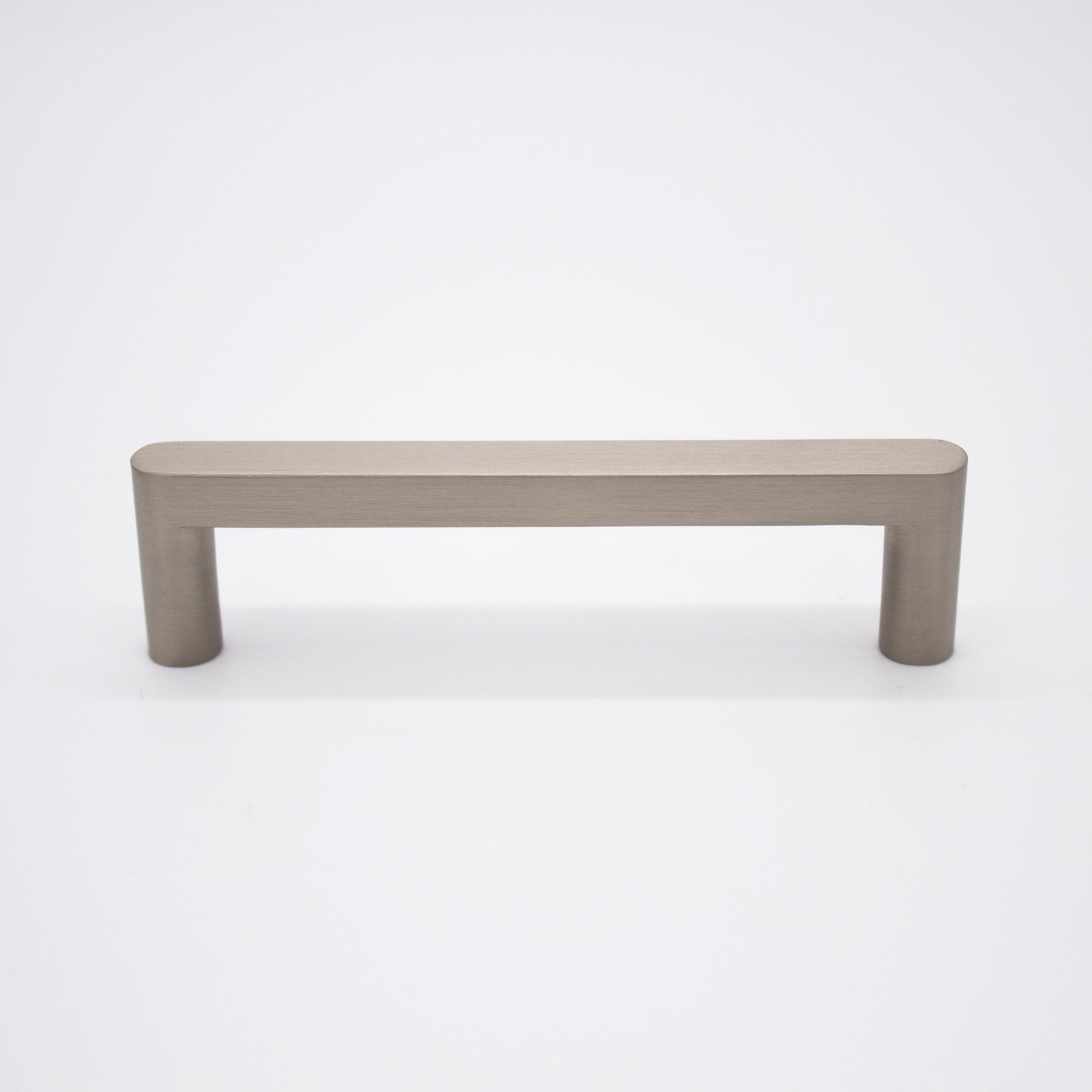 Brushed Nickel Straight Profile Cabinet Pull - Clio - Manovella