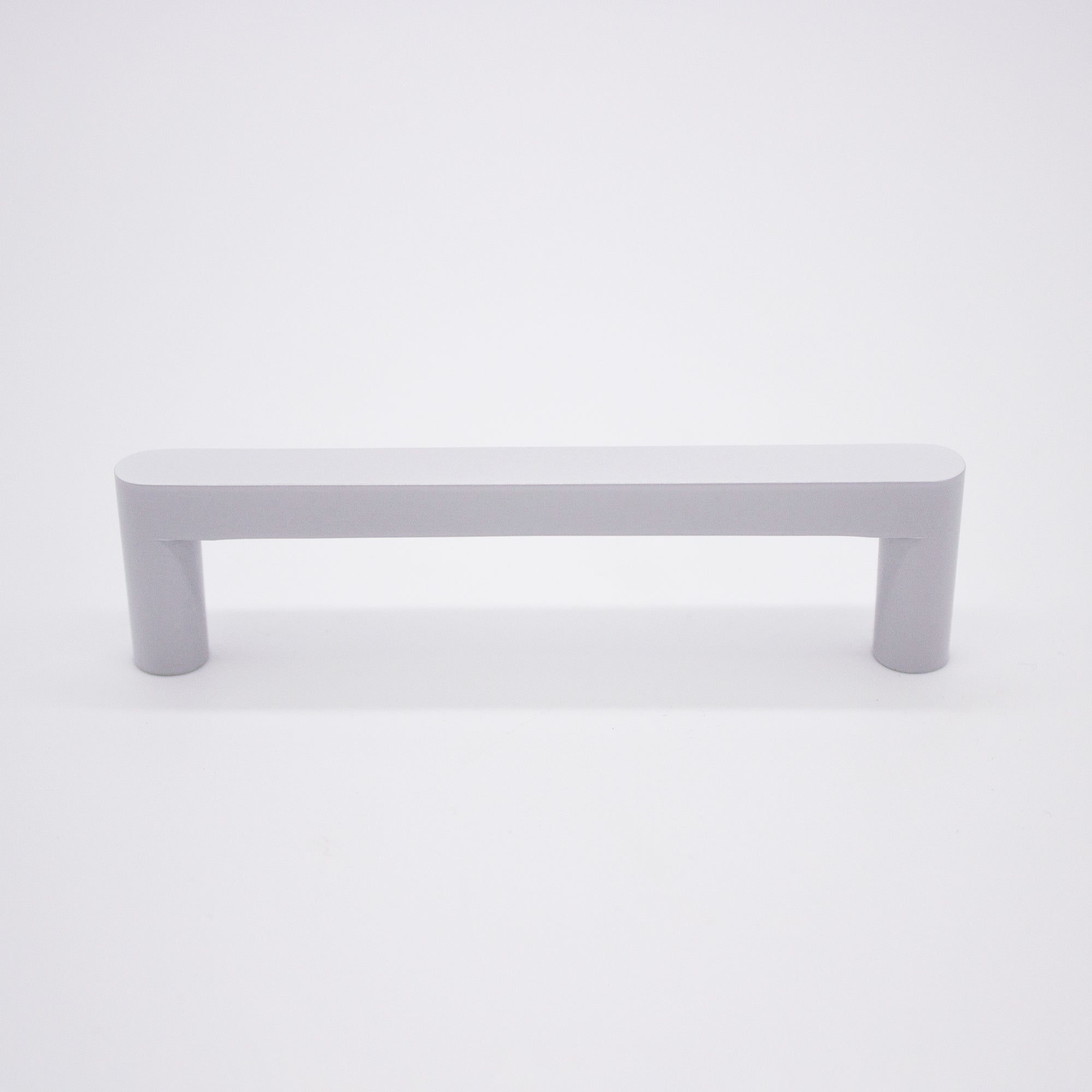 White Straight Profile Cabinet Pull - Clio - Manovella