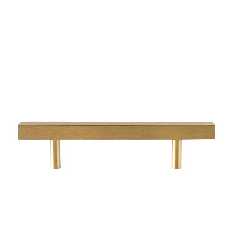 Madeline Brass Cabinetry Square Handle - Little Swagger