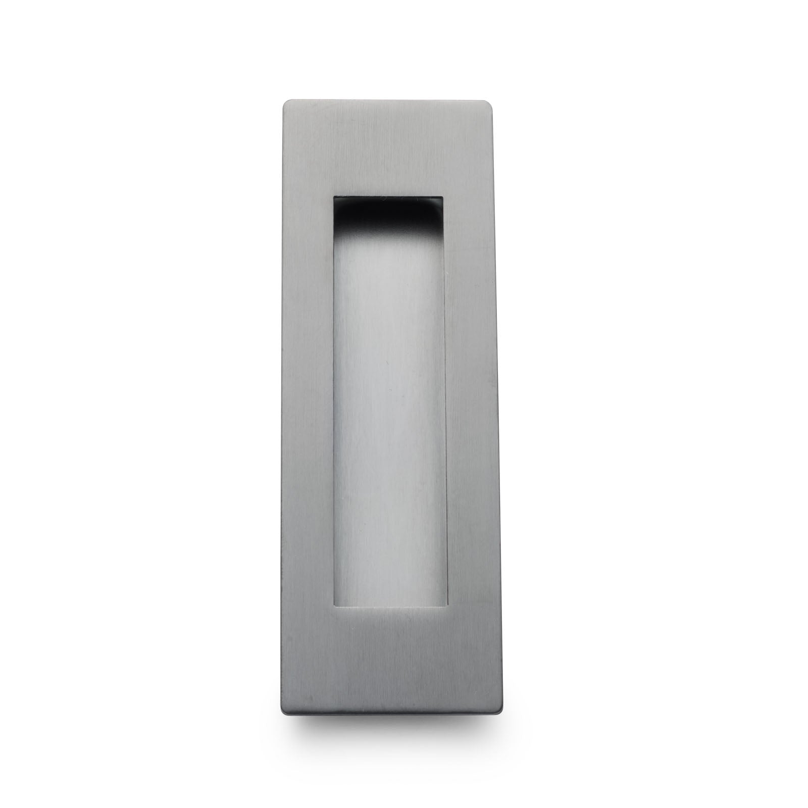 Gunmetal Sliding Door Flush Pull 120mm x 40mm