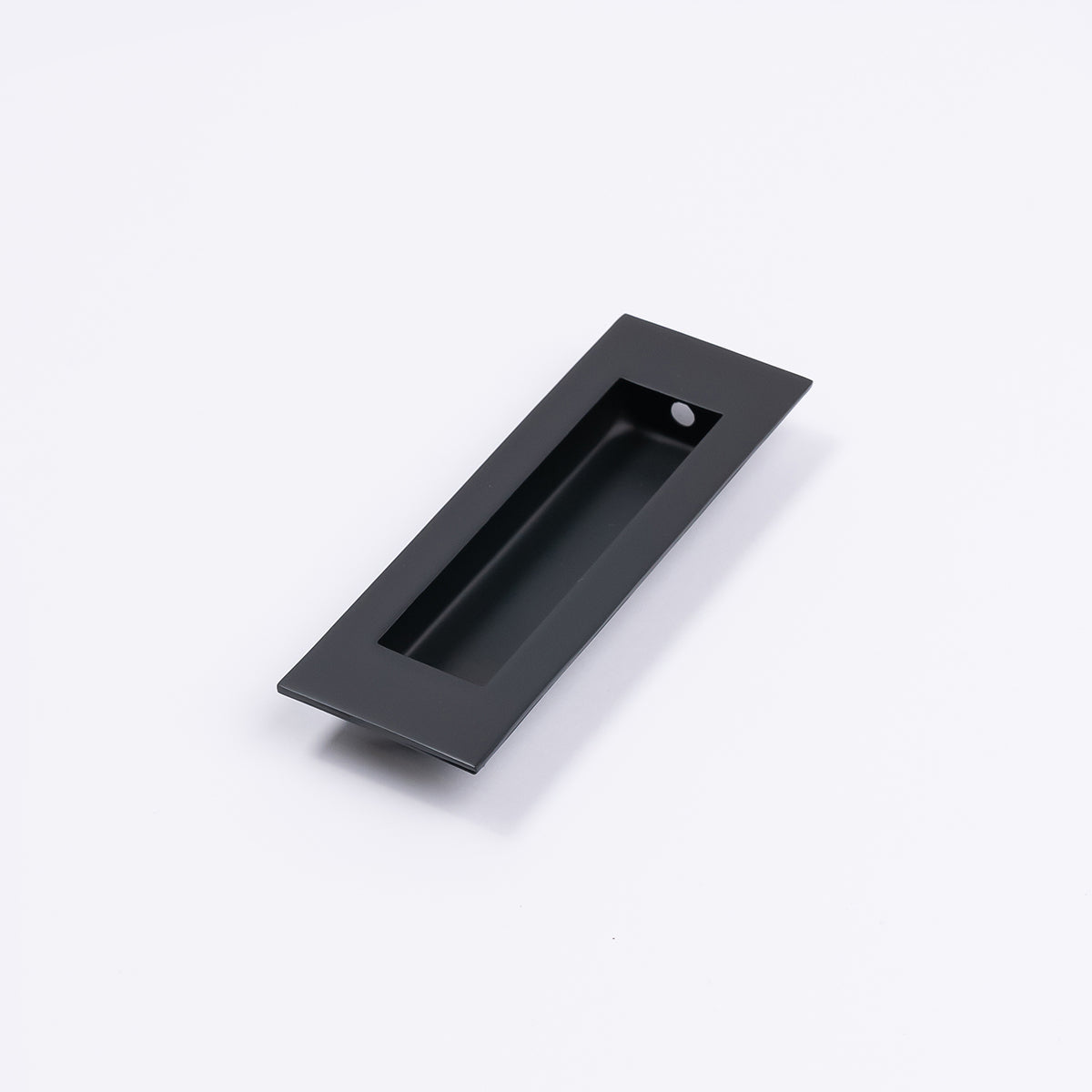 Matt Black Sliding Door Flush Pull 120mm x 40mm - Manovella