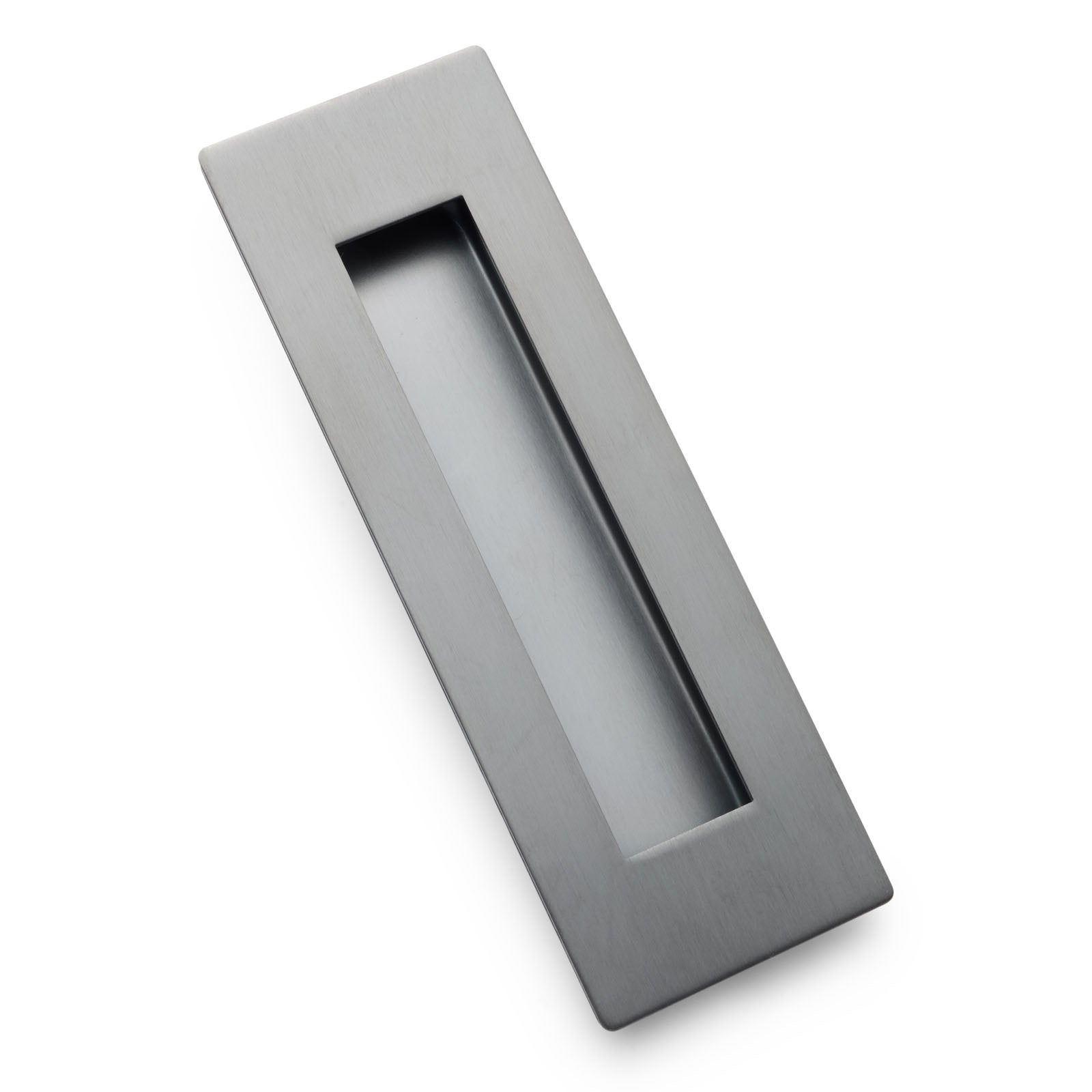 Gunmetal Sliding Door Flush Pull 150mm x 50mm