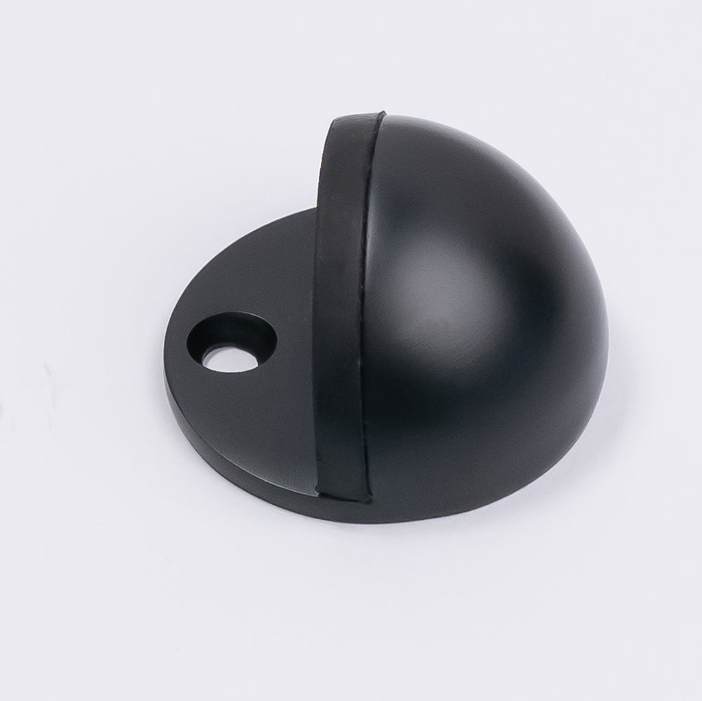 Matt Black Half Moon Door Stop - Manovella