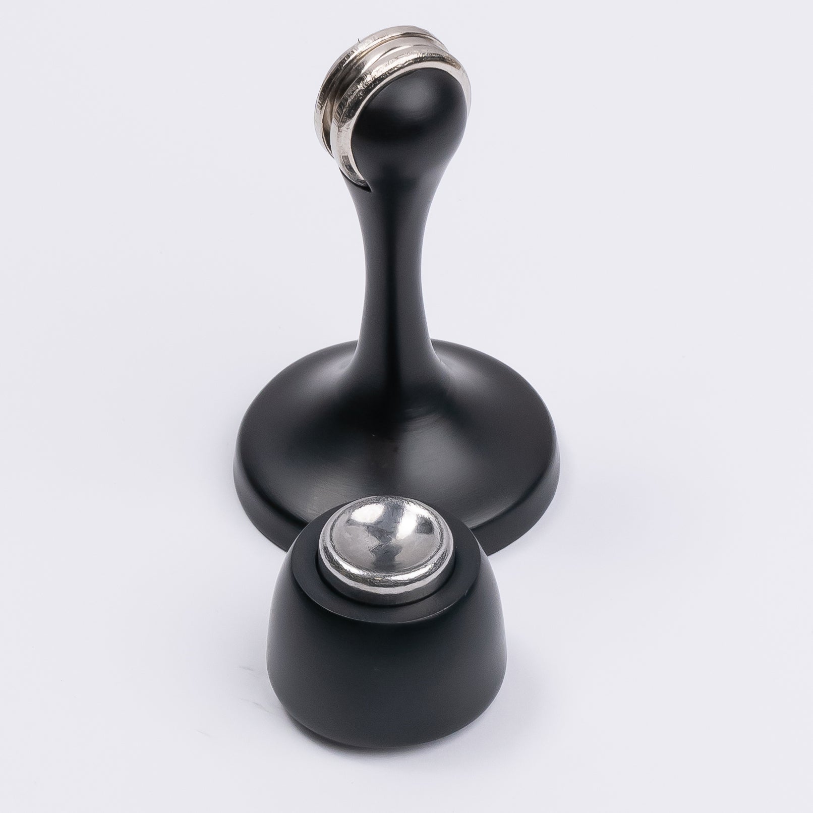 Matt Black Magnetic Door Stop - Manovella