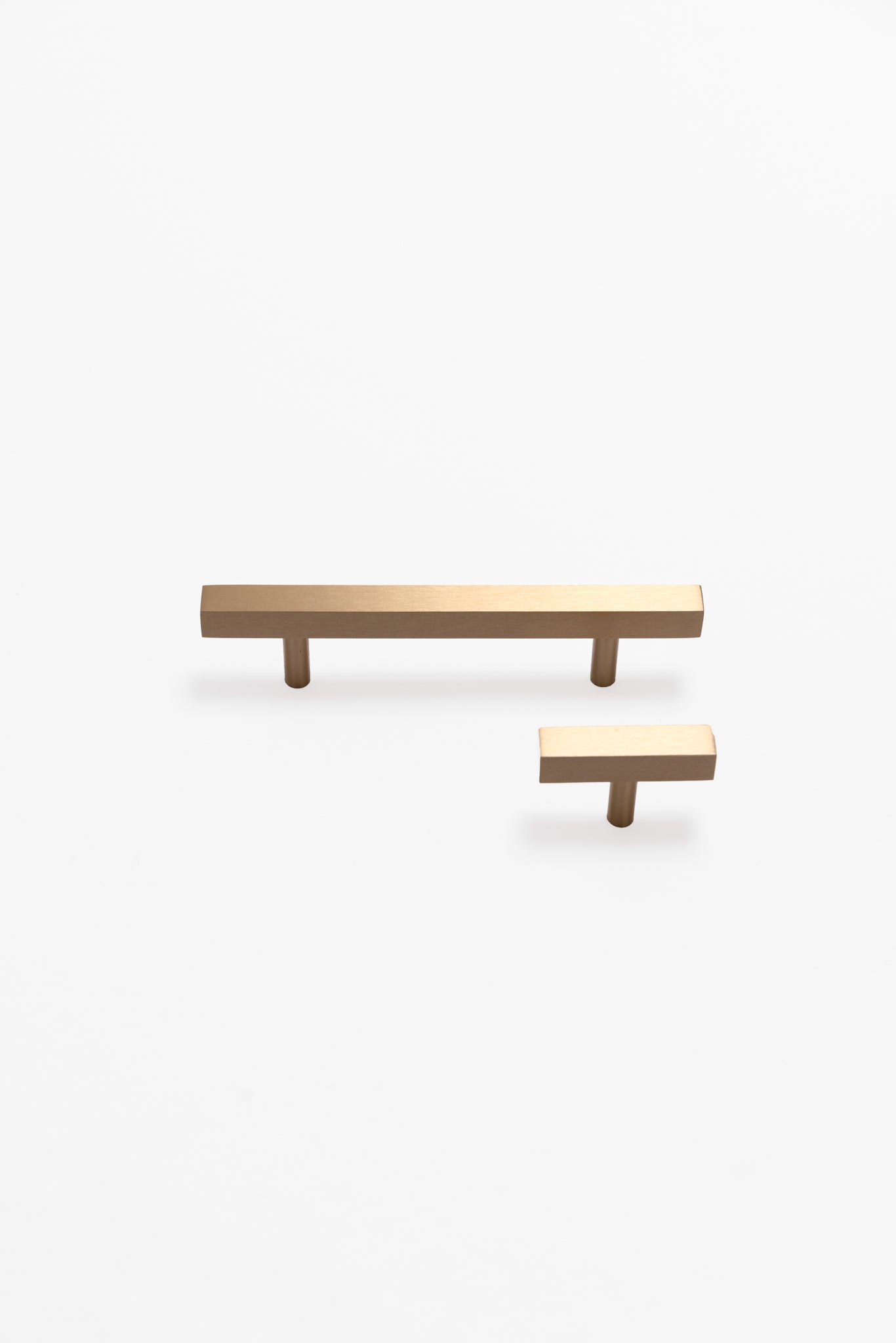 Madeline Brass Cabinetry Square Handle - Little Swagger