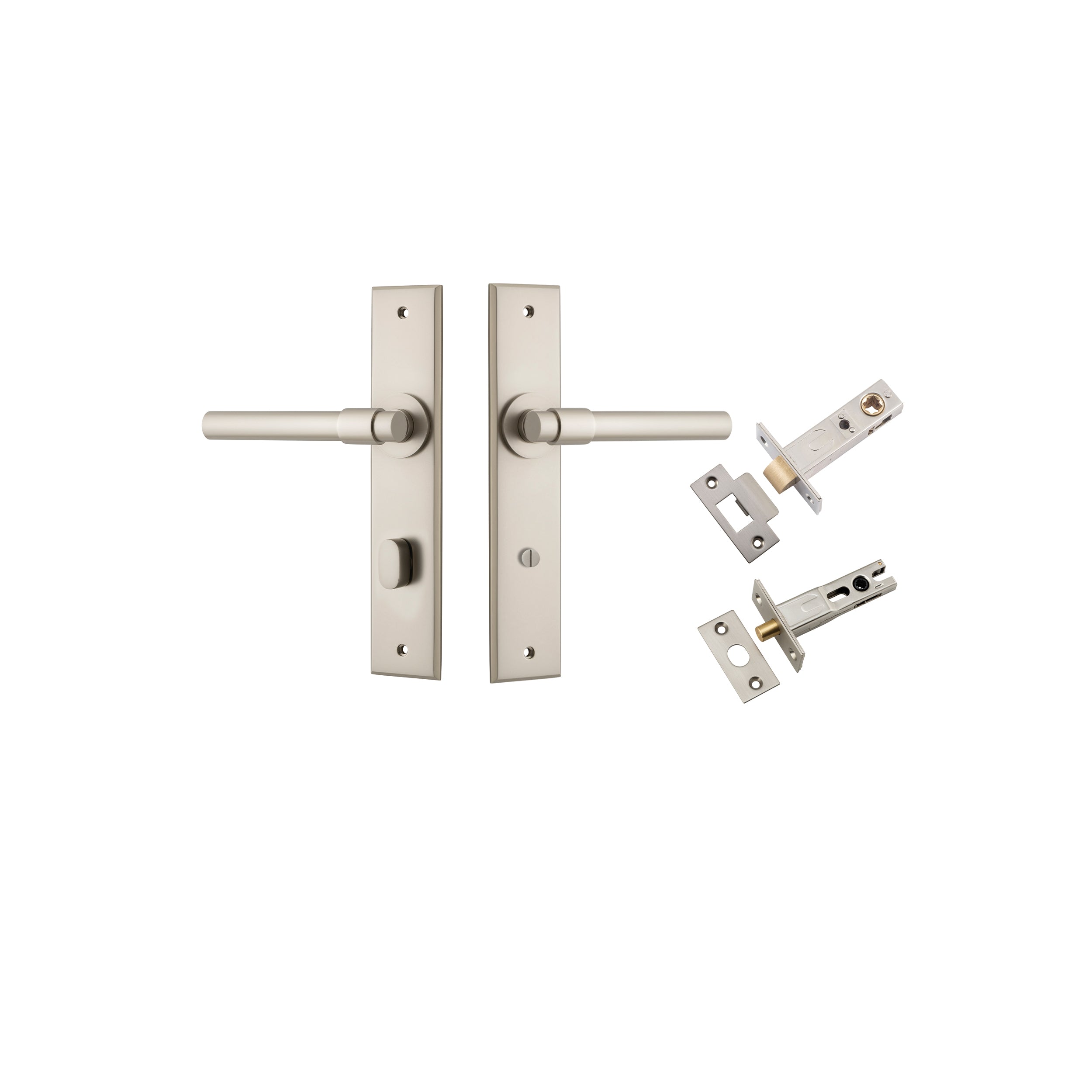 Helsinki Lever - Chamfered Backplate By Iver