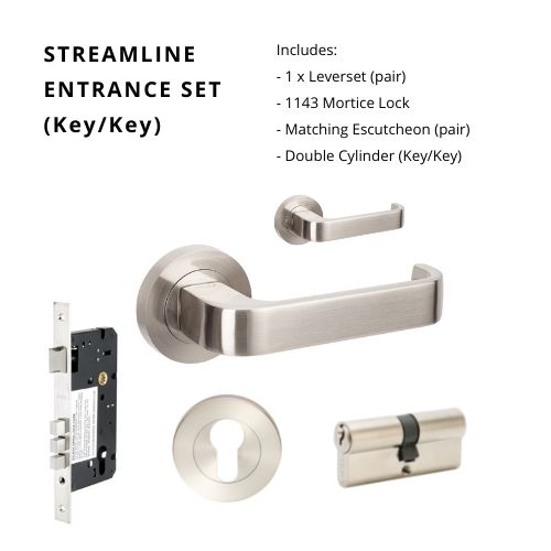 The Streamline Handle By Zanda - Brushed Nickel