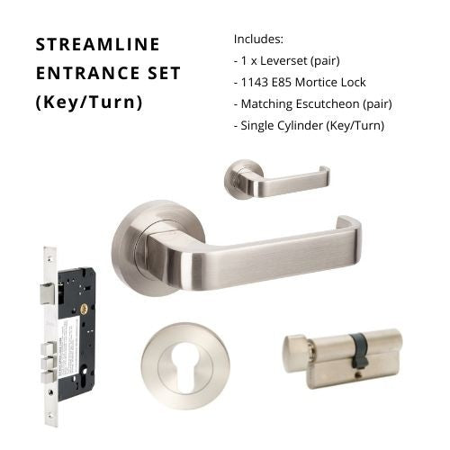 The Streamline Handle By Zanda - Brushed Nickel