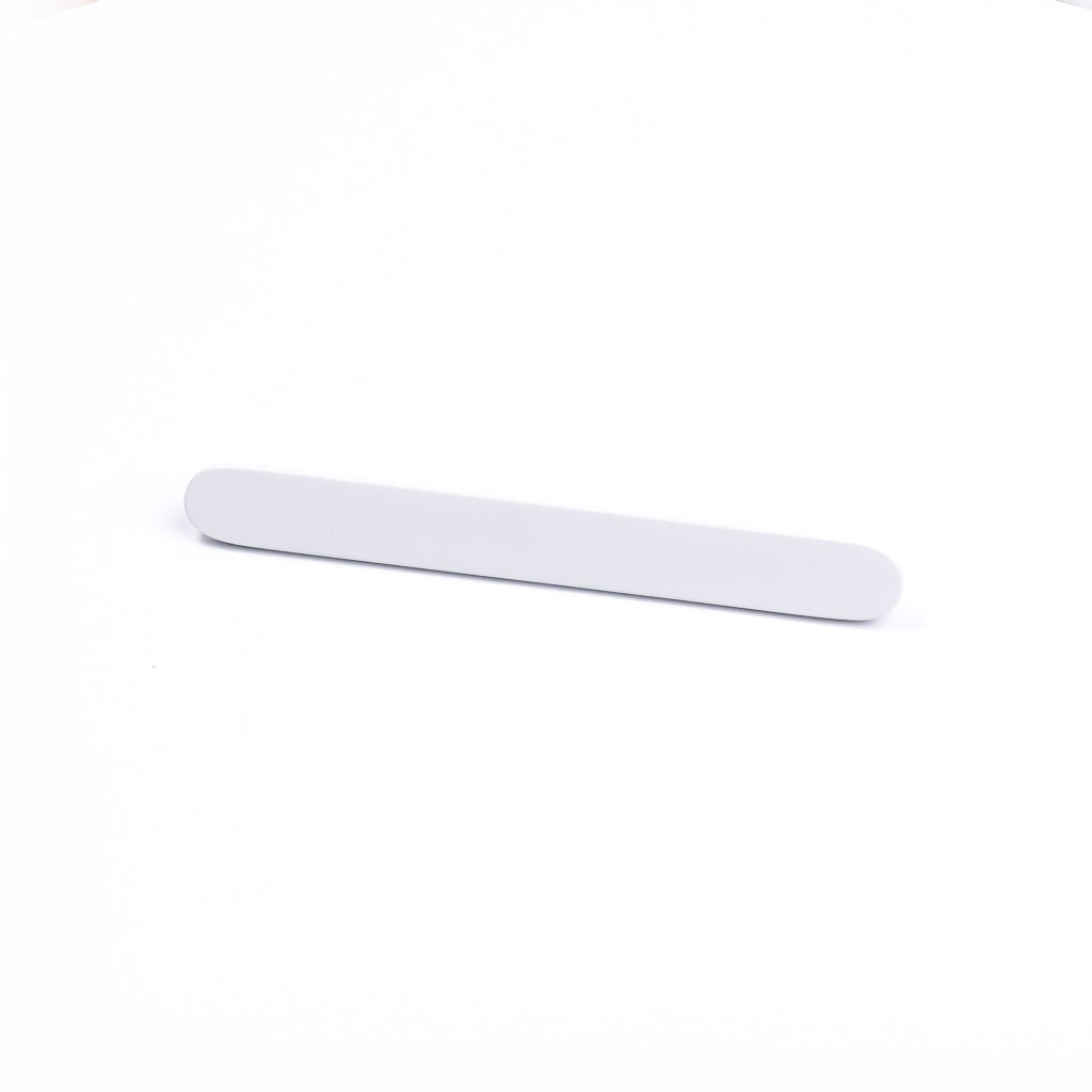 White Oval Profile Cabinet Pull - Imogen - Manovella