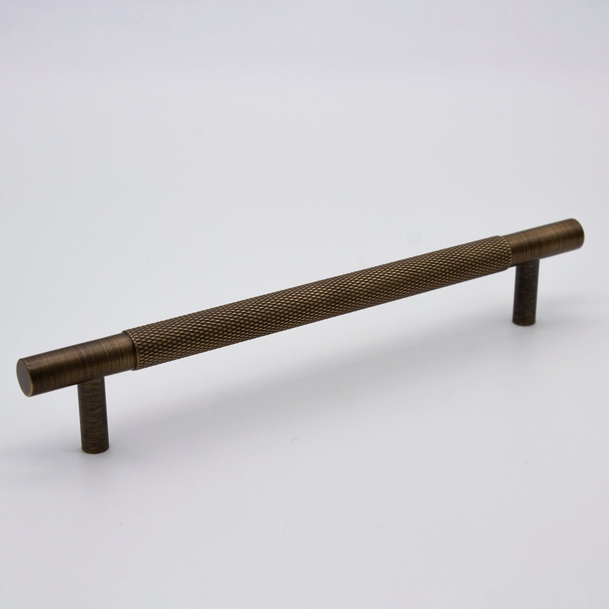 Aged Brass Knurled Drawer Pull - Charmian - Manovella - Entry - Point - CABCHA198AG - Manovella