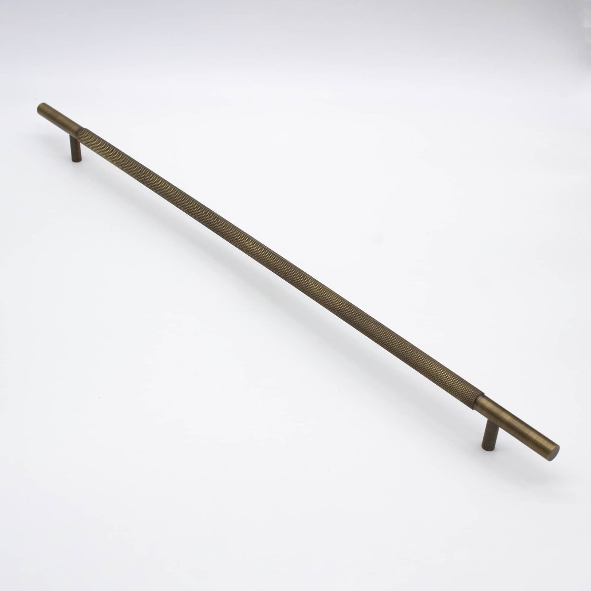 Aged Brass Knurled Drawer Pull - Charmian - Manovella - Entry - Point - CABCHA500AG - Manovella