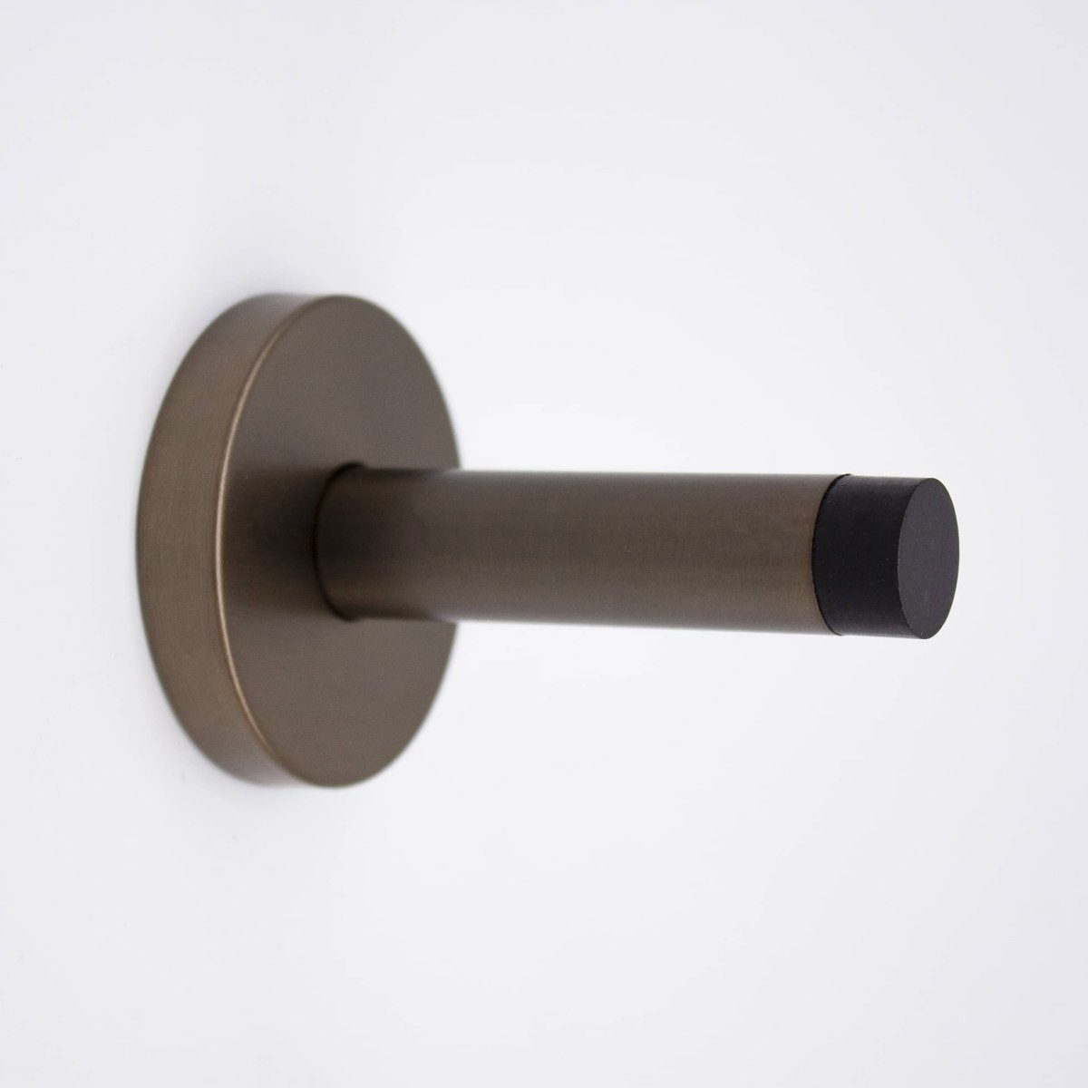 Aged Brass Wall Mounted Straight Door Stop - Manovella - Entry - Point - DS2AG - Manovella