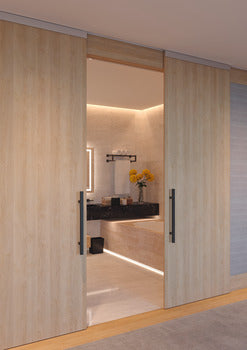 Square Pull Handles for Sliding Doors by Hafele