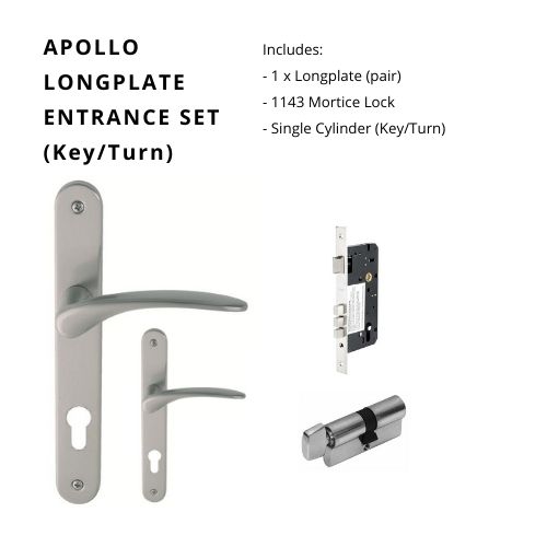 Apollo Longplate Handle By Zanda - Entry - Point - 7035.2.BN - Zanda