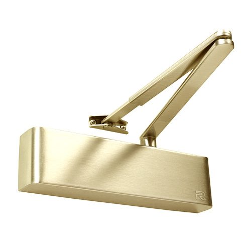 Architectural Door Closer - Satin Brass - by Zanda - Entry - Point - TS.9205.SRFB.SB - Zanda