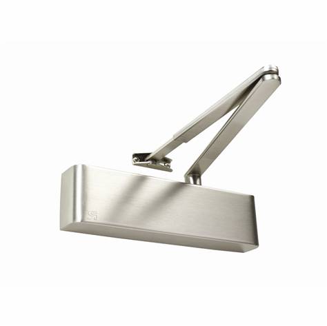 Architectural Door Closer - Satin Nickel - by Zanda - Entry - Point - TS.9205.SRFB.SNP - Zanda