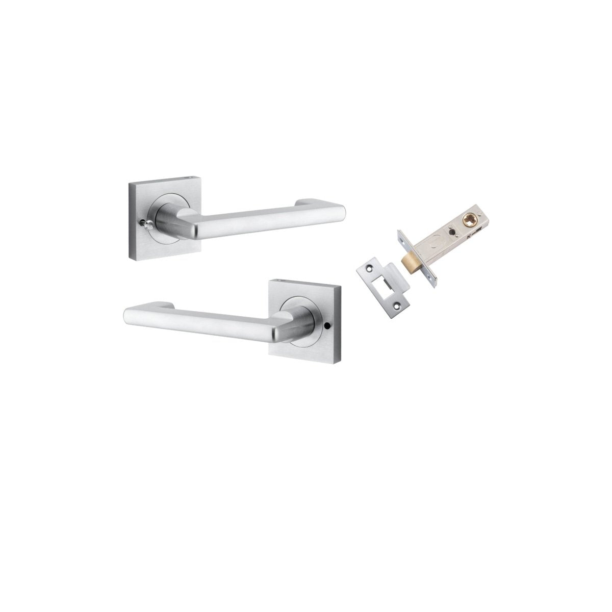 Baltimore Return Lever - Square Rose DDA - Entry - Point - 21175KIBPRIV60 - Iver