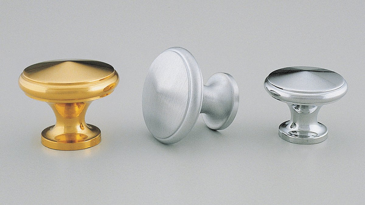 BK31 Solid Brass Dimple Knob By Kethy - Entry - Point - BK31/25 - PC - Kethy