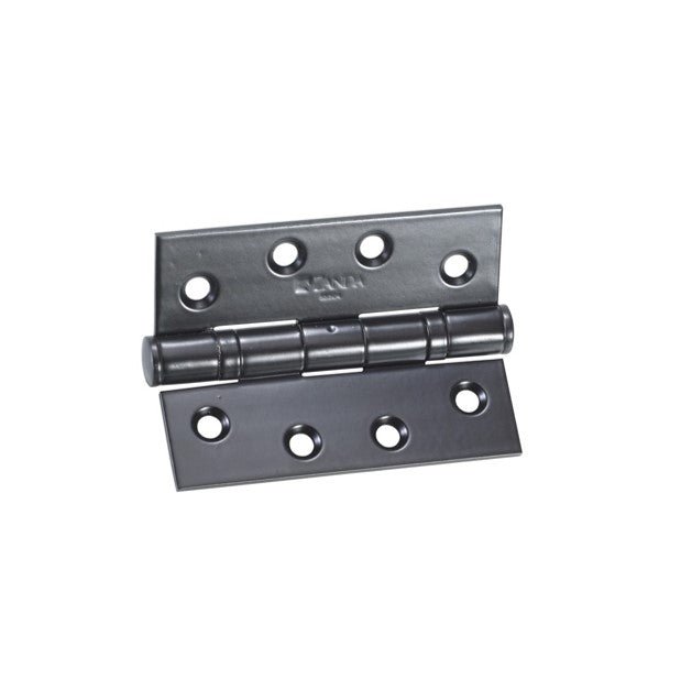 Black Bearing Hinge Fixed Pin (Single) - By Zanda - Entry - Point - 5904.BLK - Zanda