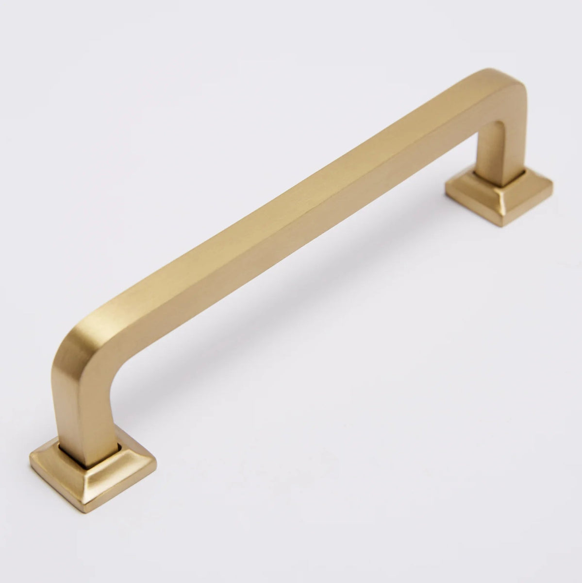 Bronte Handle - Burnished Brass By Hepburn - Entry - Point - B96BB - Hepburn Hardware