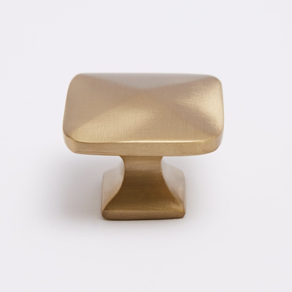 Bronte Knob - Burnished Brass By Hepburn - Entry - Point - BKBB - Hepburn Hardware